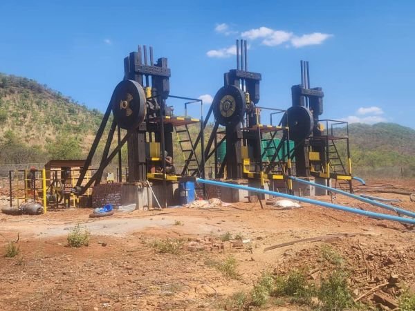 Esigodini stamp mills and mining site
