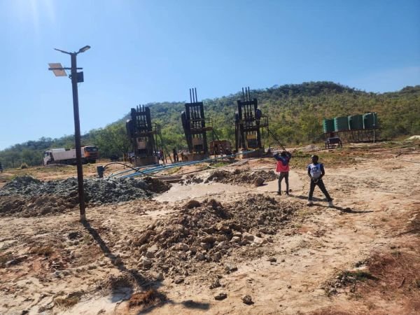 Esigodini stamp mills and mining site