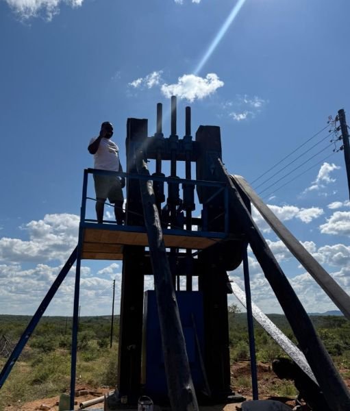 Esigodini stamp mills and mining site